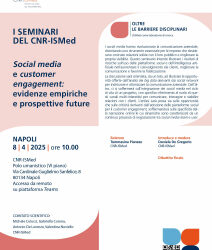 “Social media” e “customer engagement”: evidenze empiriche e prospettive future