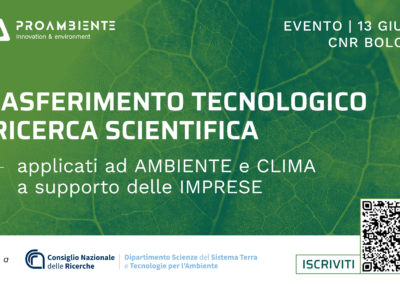 Technology Transfer and Scientific Research applied to the environment and climate to support businesses