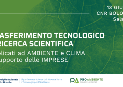 Trasferimento Tecnologico e Ricerca Scientifica applicate ad ambiente e clima a supporto delle imprese