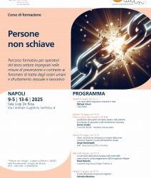 Corso di formazione per operatori del Terzo settore impegnati nella prevenzione e contrasto ai fenomeni di tratta degli esseri umani e sfruttamento