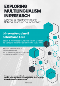 Exploring multilingualism in research: a survey to researchers at the National Research Council of Italy