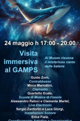 Il GAMPS risuona del misterioso canto della balena. Evento-concerto