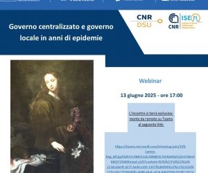 Governo centralizzato e governo locale in anni di epidemie