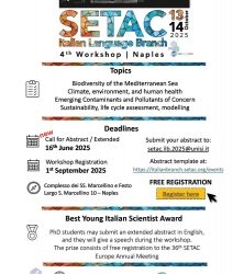 4^ Workshop SETAC ITALIAN LANGUAGE BRANCH