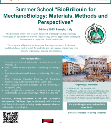 Summer School “BioBrillouin for Mechanobiology Materials, Methods and Perspectives”