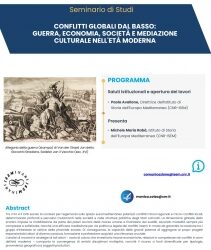 Conflitti globali dal basso: guerra, economia, società e mediazione culturale nell’età moderna
