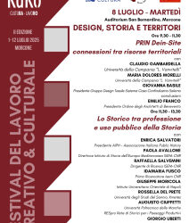 “Lo Storico tra professione e uso pubblico della Storia”. II Edizione del Festival del Lavoro Creativo e Culturale