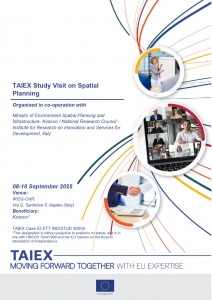 TAIEX Study Visit a Napoli: al Cnr Iriss confronto Italia-Kosovo sulla pianificazione territoriale