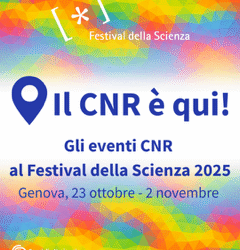 Il Cnr al Festival della Scienza 2025