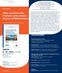 TTG Travel Experience di Rimini – Presentazione del volume del Cnr-Ismed “Verso una nuova era: il turismo come motore di pace nel Mediterraneo”