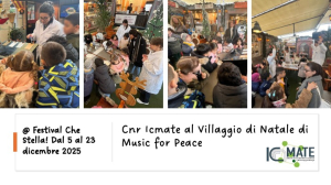 La ricerca e la scuola al villaggio di Natale di “Music For Peace”