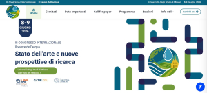 Il Cnr-ISMed di Milano promuove il III Congresso Internazionale “Agua y Territorio. Il valore dell’acqua: stato dell’arte e nuove prospettive di ricerca”: ultimi giorni per presentare proposte di comunicazione