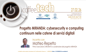 Progetto MIRANDA: cybersecurity e computing continuum nelle catene di servizi digitali