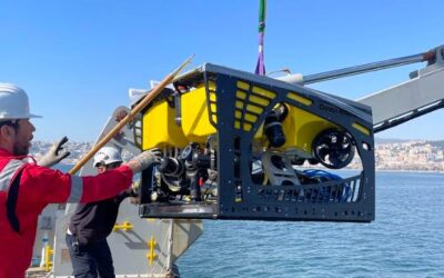 Primo collaudo del nuovo sistema ROV della Gaia Blu