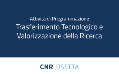 Attività di programmazione Trasferimento Tecnologico e Valorizzazione della Ricerca