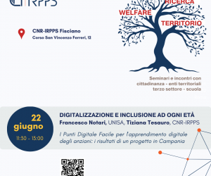 Digitalizzazione e inclusione ad ogni età – Ciclo di seminari Welfare, Ricerca e Territorio