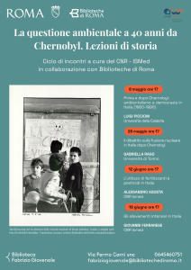 La questione ambientale a 40 anni da Chernobyl. Lezioni di storia