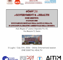 eeGeeH’26 – XXIII congresso su e-Government & e-Health