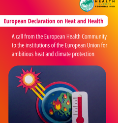 Dalla Planetary Health Alliance in Europe una Dichiarazione su caldo e salute