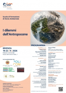 Al via la scuola di formazione in Storia ambientale “I dilemmi dell’Antropocene”